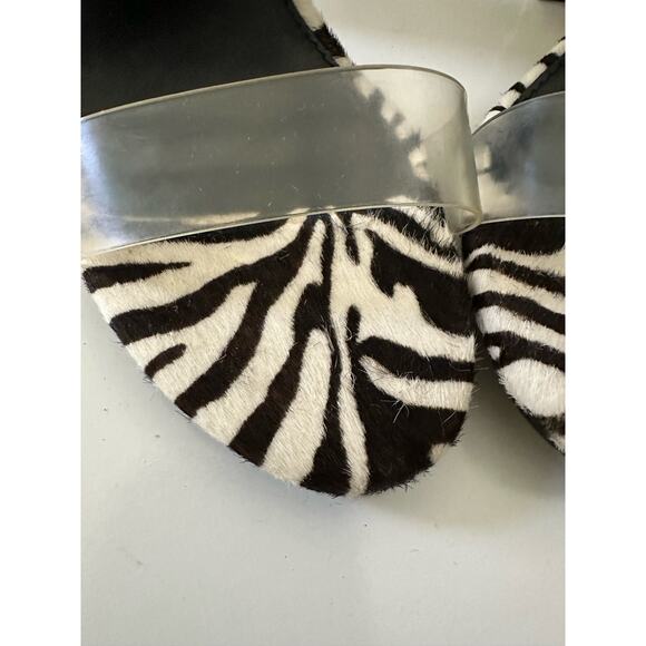 Steve Madden Carrson Leopard Zebra Heels size 5.5 - Picture 3 of 13